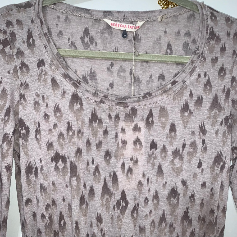 ✨NWT✨ Rebecca Taylor Leopard Ombré Dress - Picture 6 of 11